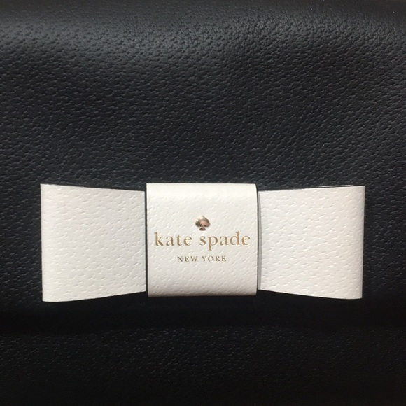 Kate Spade Classic Black Bow Purse Bag - Picture 3 of 13